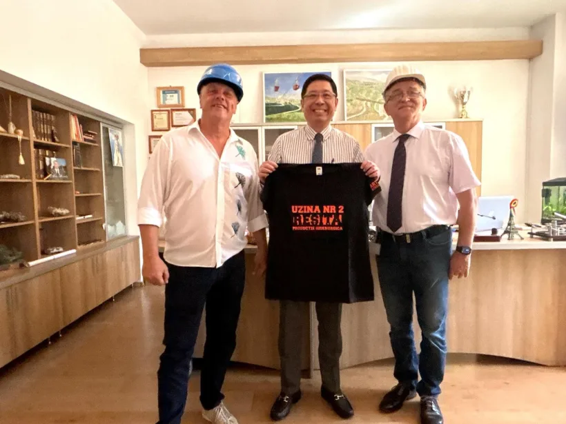 Ambasadorul din Taiwan, în vizită la Reșița