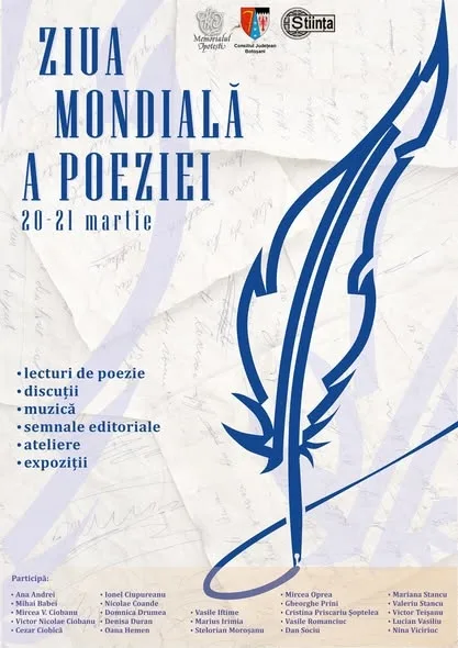 Ziua Mondială a Poeziei la Memorialul Ipotești