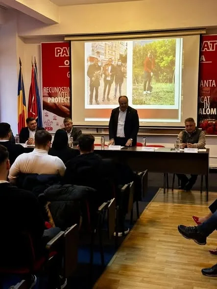 Marian Pavel: Am participat, alături de tinerii din organizația locală TSD Slobozia, la alegerile pentru noua echipă de conducere