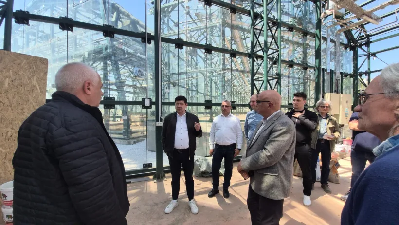 Noua seră tropicală de la Grădina Botanică Galați intră în etapa finală de execuție