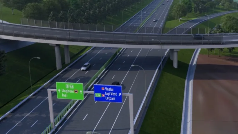 Primul contract finanțat prin programul SAFE, semnat pentru Autostrada Unirii A8