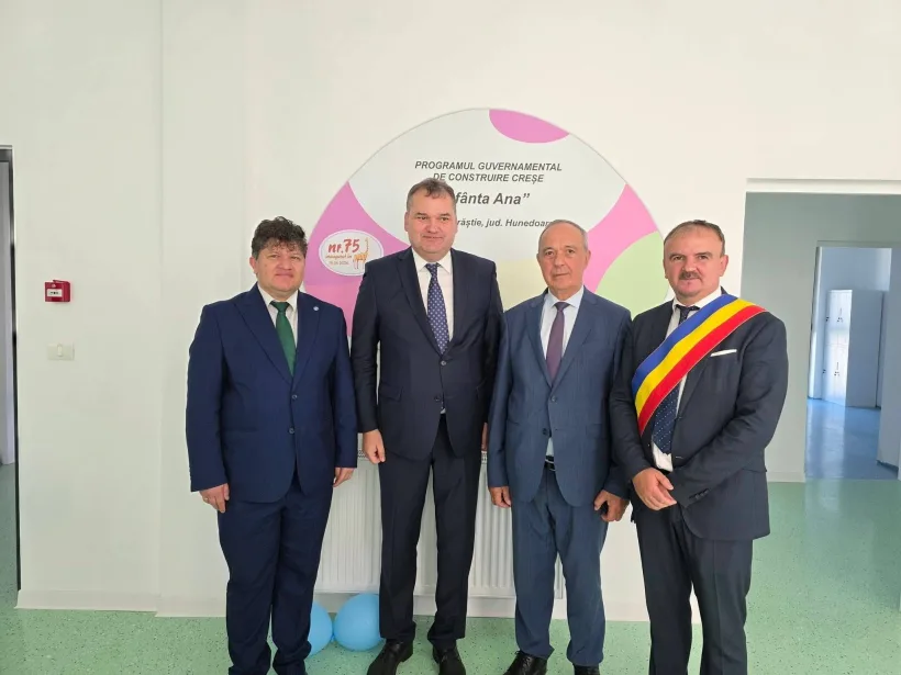 Inaugurarea cea de-a 75-a creșă, în Hunedoara, realizată la nivel național