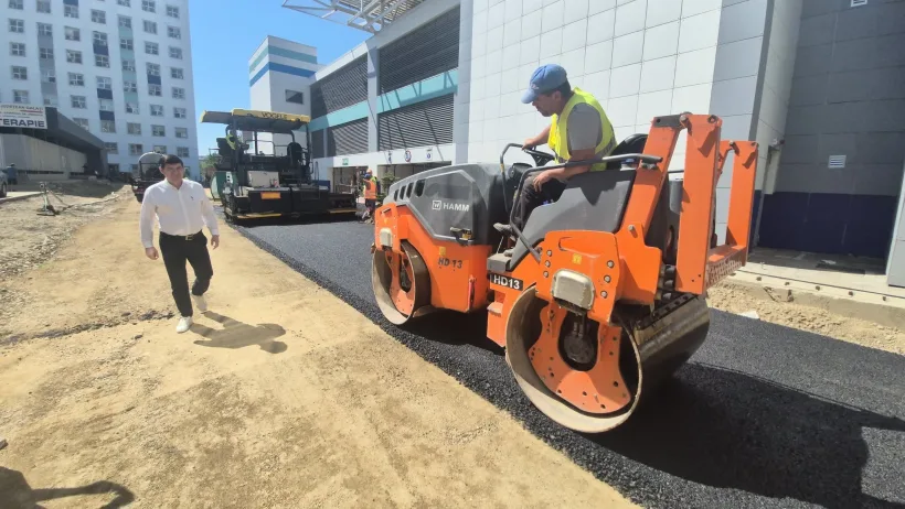 Consiliul Județean Galați modernizează infrastructura rutieră din incinta Spitalului Județean printr-o investiție de aproape 9 milioane de lei