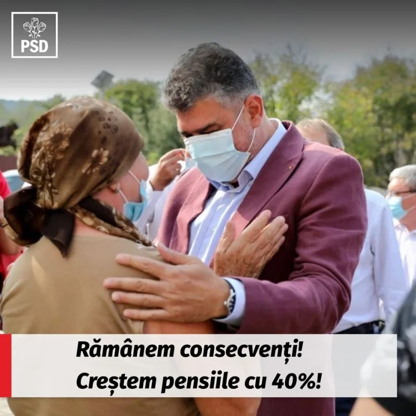 Ciolacu:"Rămânem consecvenți! Vom vota în Parlament creșterea pensiilor conform legii!"