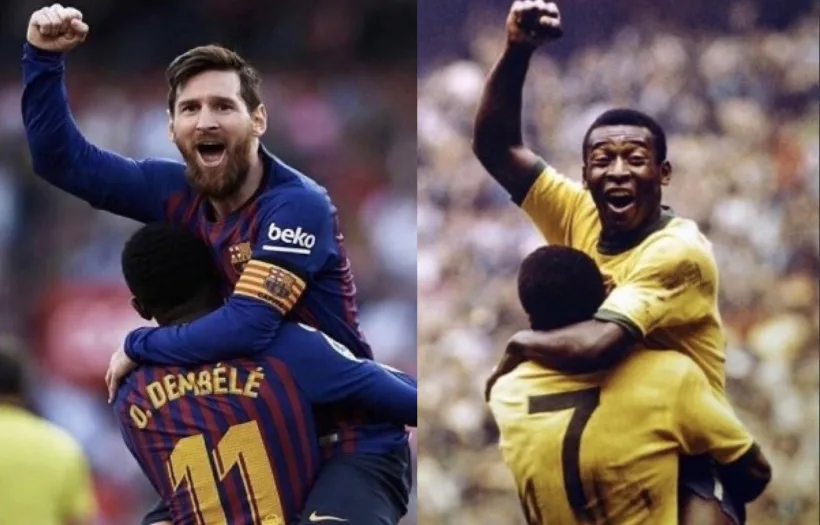 Messi şi Pele, la egalitate
