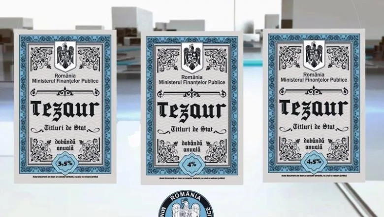 Trei noi emisiuni de titluri de stat în cadrul Programului Tezaur, din ianuarie 2021
