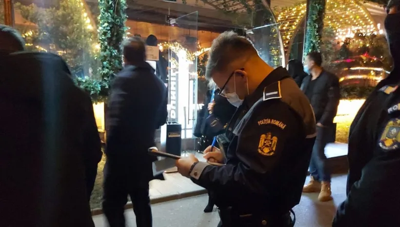 Polițiștii din București au descins, sâmbătă seara, la un cunoscut club din Capitală