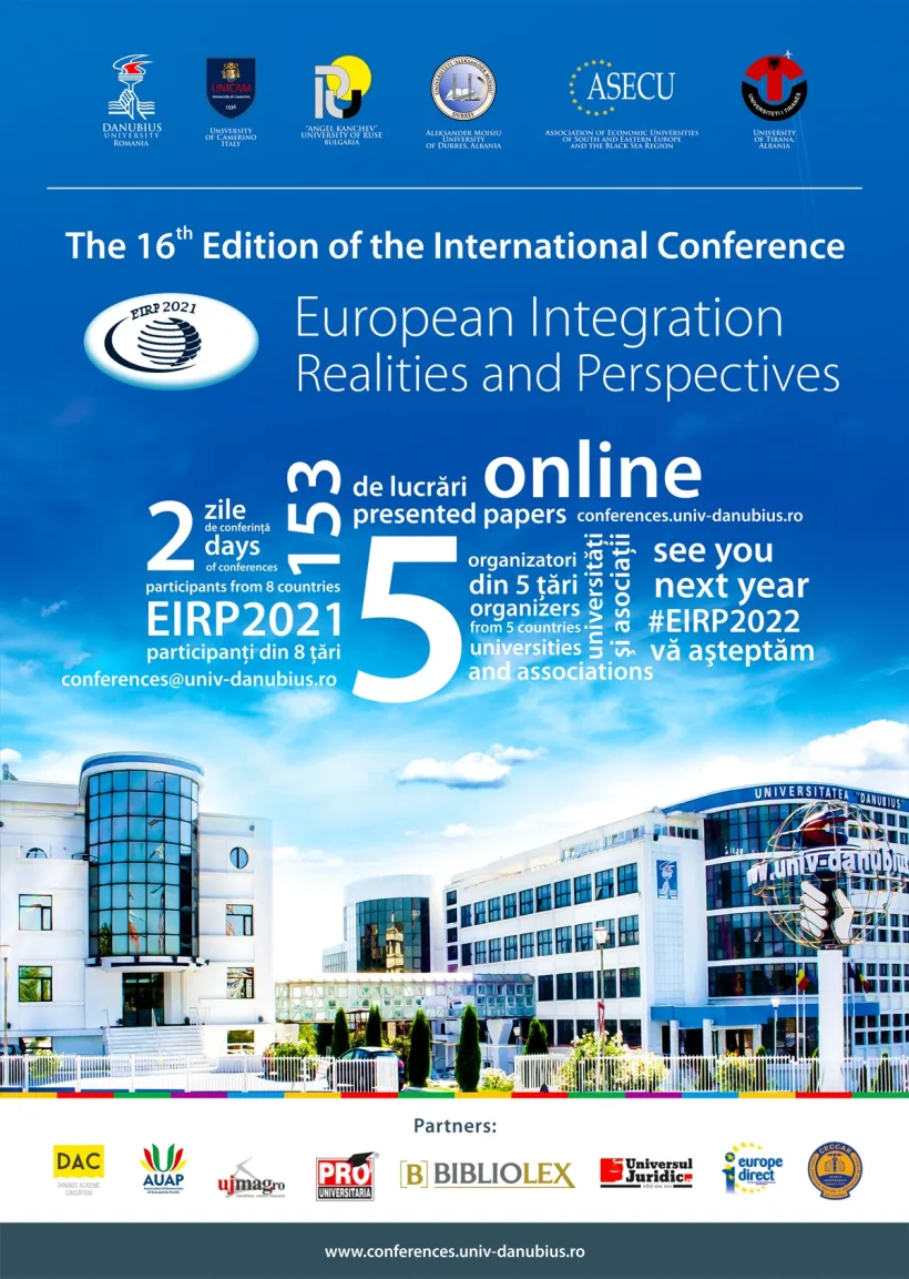Conferinţa ştiinţifică internaţională „European Integration. Realities and Perspectives”