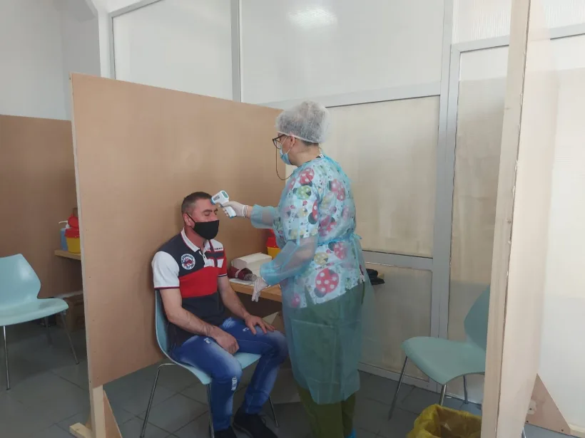 Centru de vaccinare pentru angajați, la Damen Galați