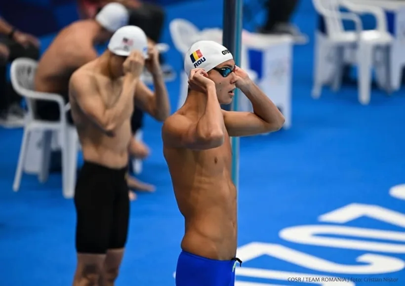 Il Fenomeno David Popovici caută medalia în finala la 100 m liber