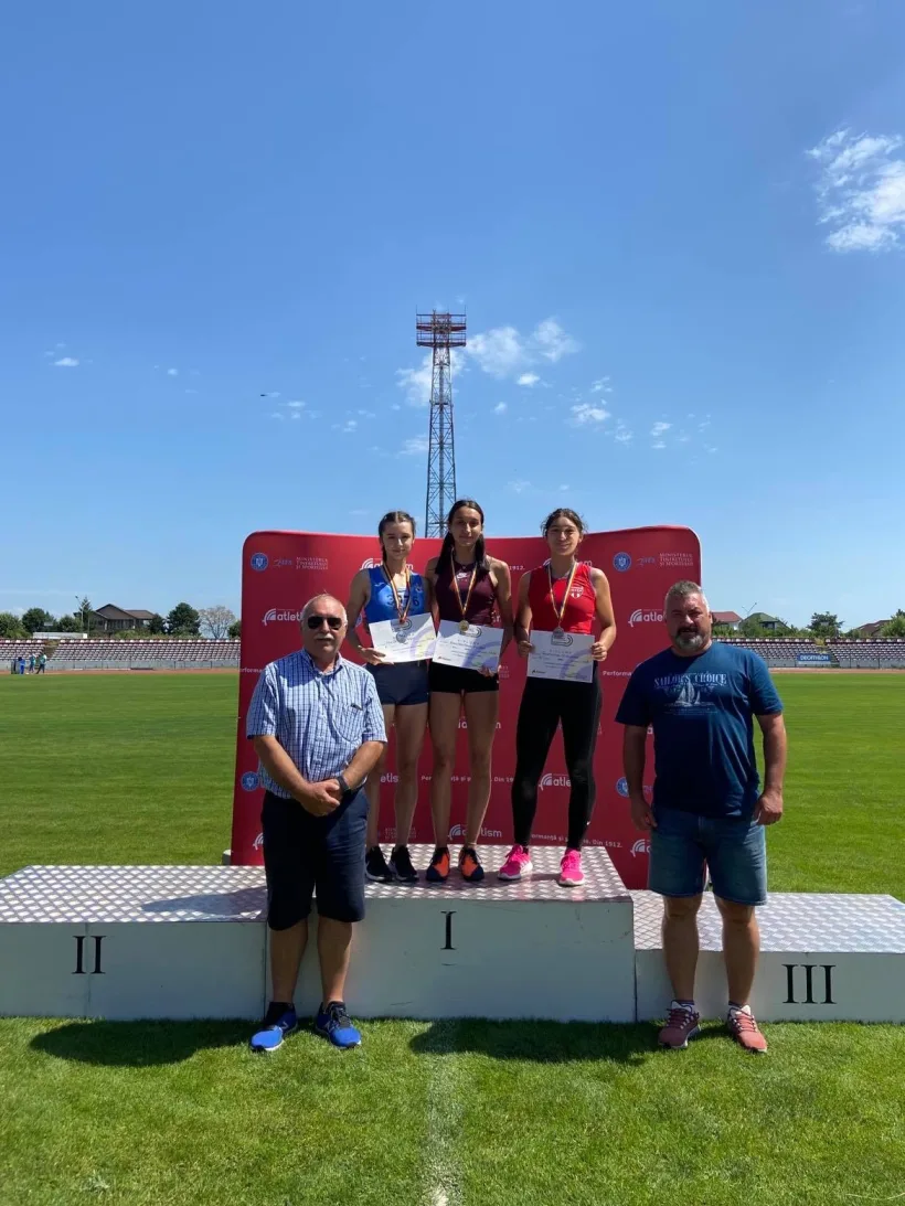 Atleta gălățeană Rebeca Daria Ciocan aleargă pentru România la Balcaniadă