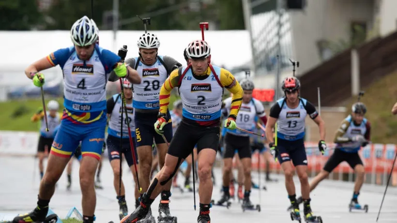 George Buta a produs marea surpriză şi a câştigat titlul mondial la biatlon pe role