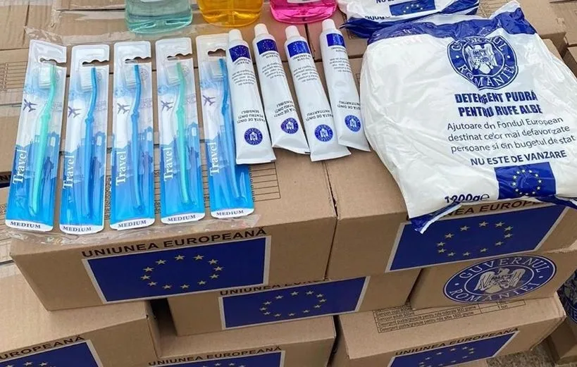 O nouă etapă de distribuire a pachetelor cu ajutoare din partea UE