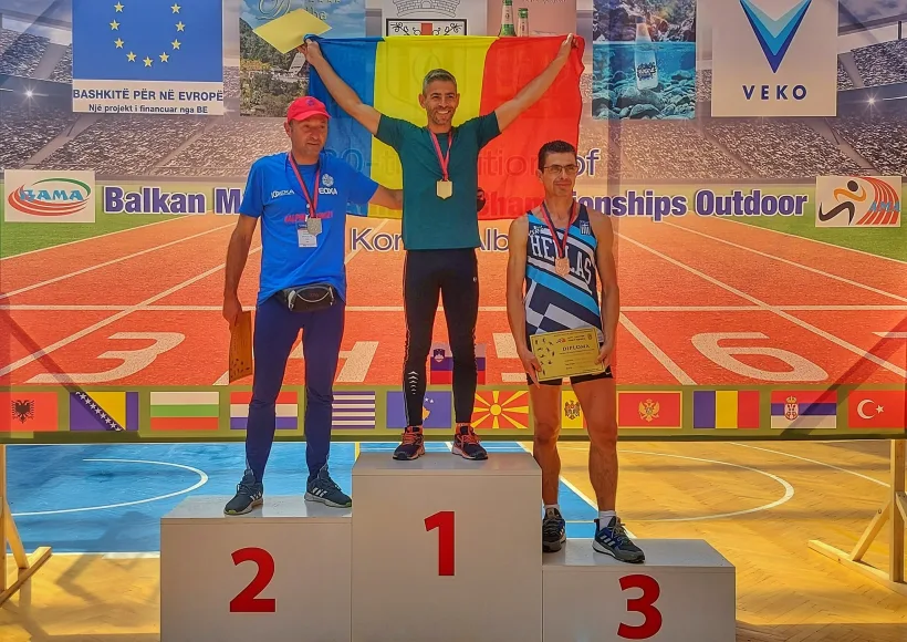 Fostul consilier local gălăţean Paul Găvănescu, campion balcanic la triplusalt