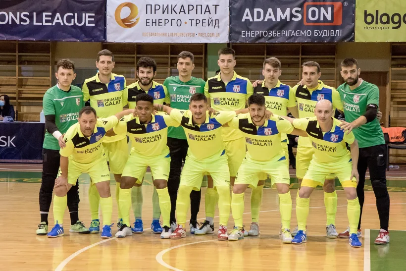 United Galați a înregistrat a doua înfrângere în UEFA Futsal Champions League