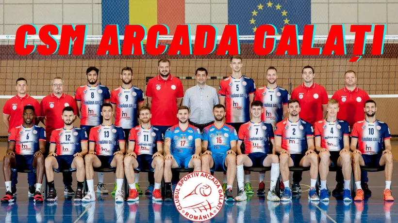 Campioana României CSM Arcada Galați își continuă traseul în Europa