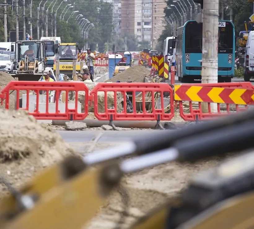 Nouă trasee de autobuz din Galați, deviate din cauza lucrărilor de modernizare