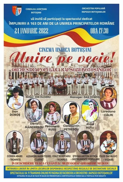 Peste tot, spectacole dedicate Micii Uniri
