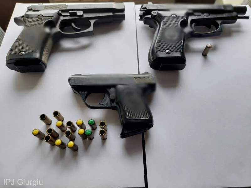 Captură de arme şi chimicale la Giurgiu