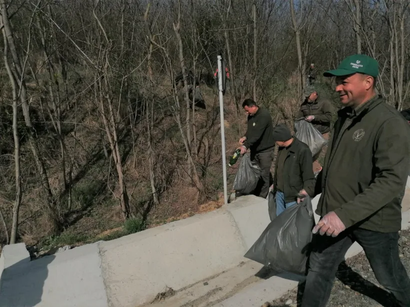 Ecologizare la intrările în orașul gălățean Berești