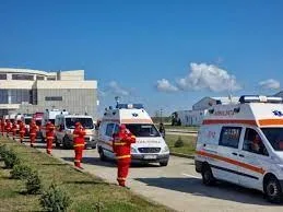 Ambulanțe donate de România serviciilor de urgență din Ucraina