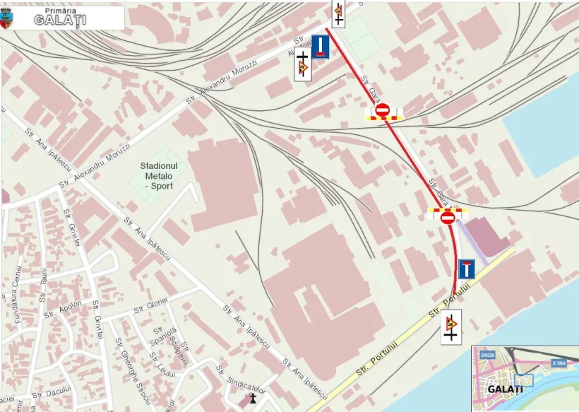 Restricțiile de trafic din portul Galați, prelungite până pe 3 mai