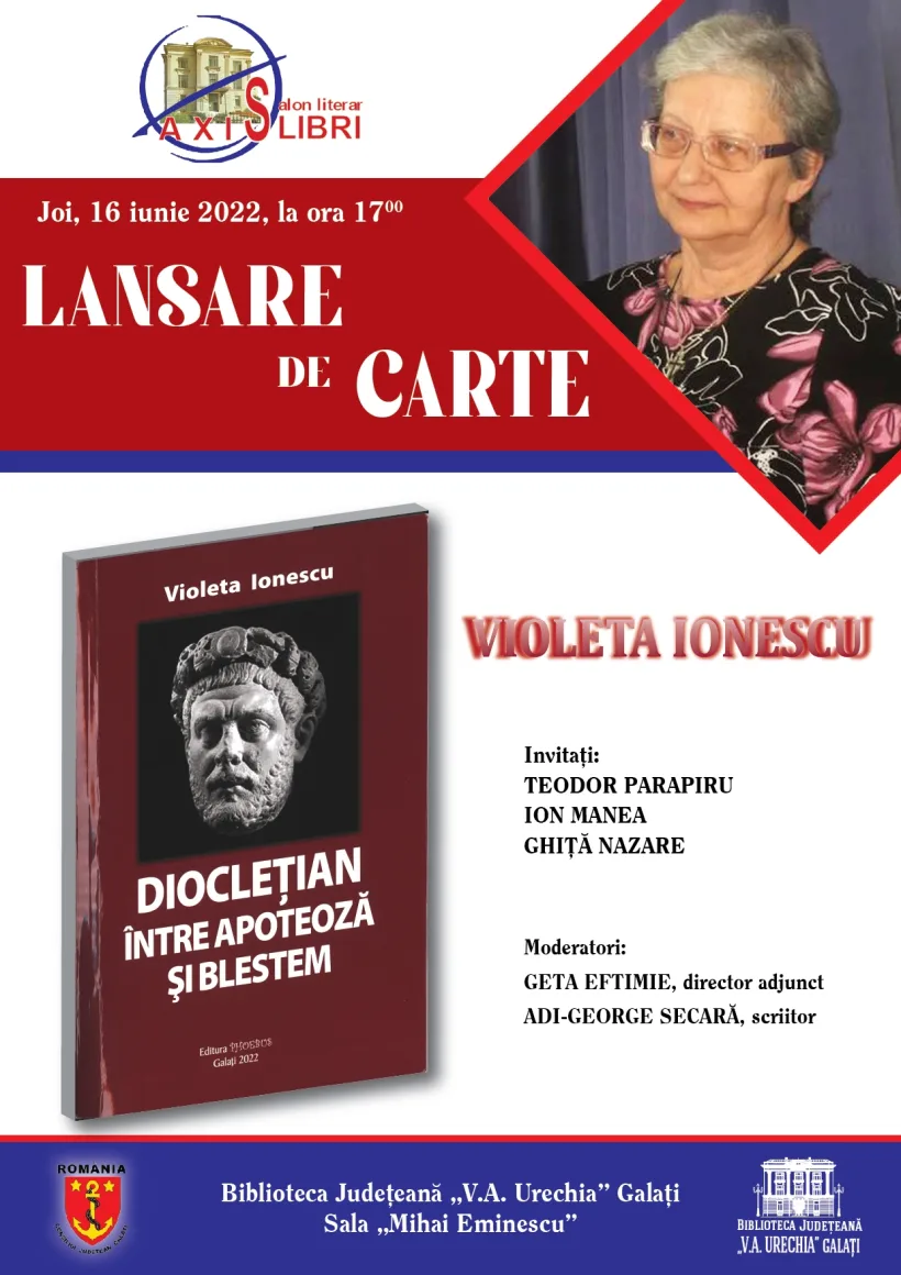 Lansare de carte la Salonul literar „Axis libri”