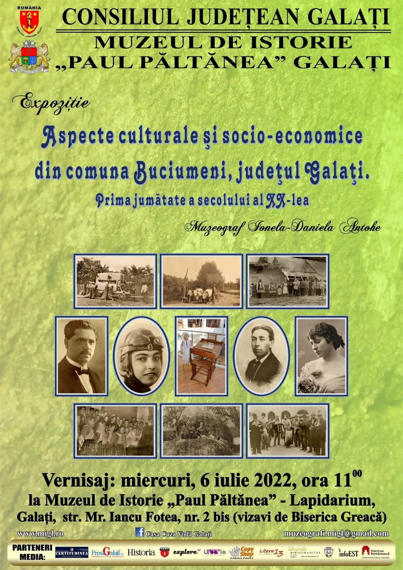 Expoziție dedicată personalităților comunei Buciumeni