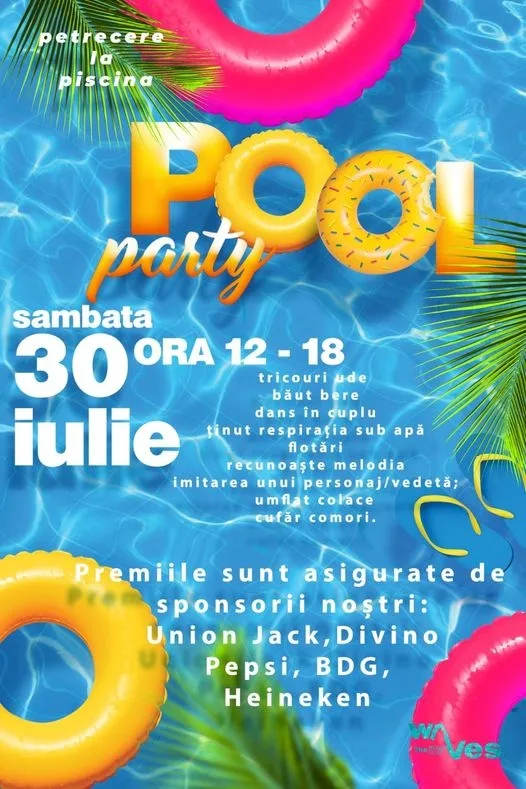 Pool Party la „Plaja Dunărea”. Ce surprize au pregătit organizatorii