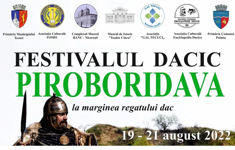 Crâmpeie de istorie reconstituită, la Festivalul Dacic Piroboridava,