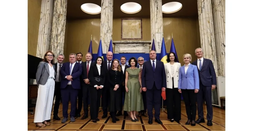 Premierul Ciucă a participat la evenimentul Grand Matinal Digital organizat de Camera Franceză de Comerț și Industrie în România