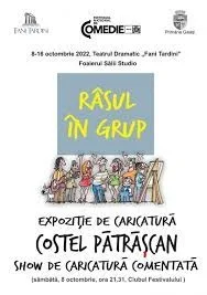 Costel Pătrăşcanu și „Râsul în grup” - show de caricatură comentată, la Festivalul Naţional de Comedie de la Galaţi