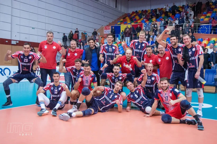 CSM Arcada Galați are prima șansă la calificarea în 16-imile CEV Cup