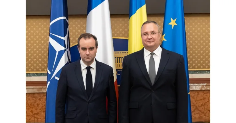 Premierul Ciucă, întrevedere ministrul Forțelor Armate din Franța, Sébastien Lecornu