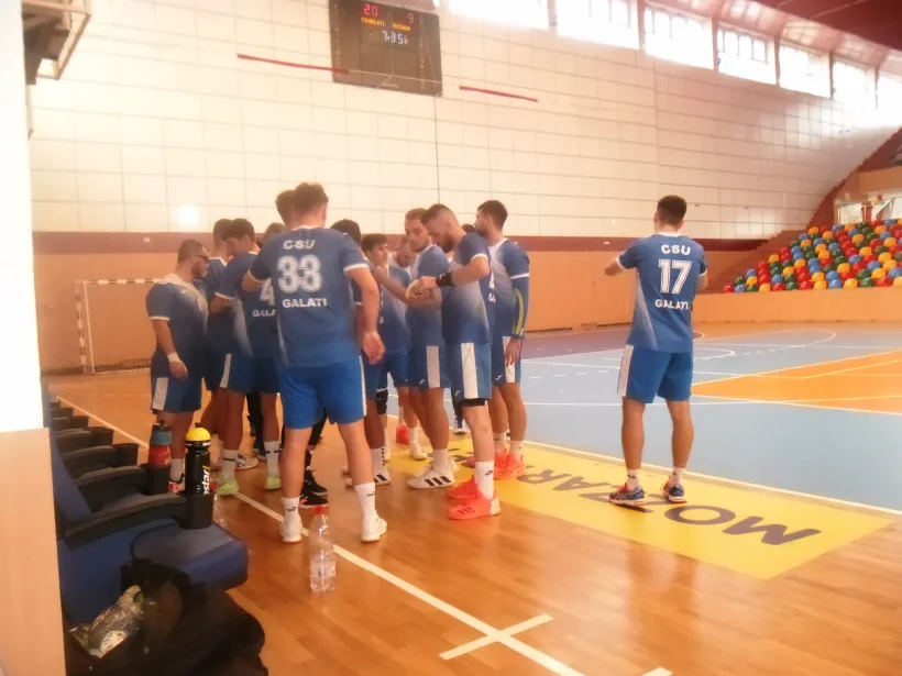 Handbaliștii de la CSU Galați încheie anul pe loc de baraj