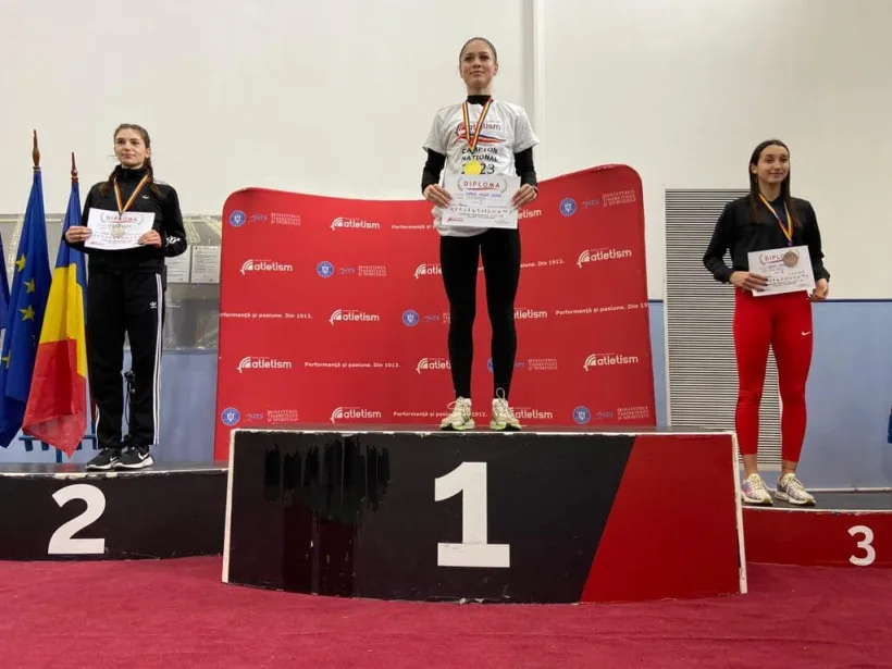 Gălăţeanca Rebeca Ciocan a urcat pe treapta a treia a podiumului la Naţionalele Under 20