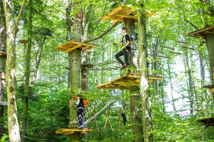 Inaugurarea Parcului de Aventură din pădurea Gârboavele, amânată din cauza vremii