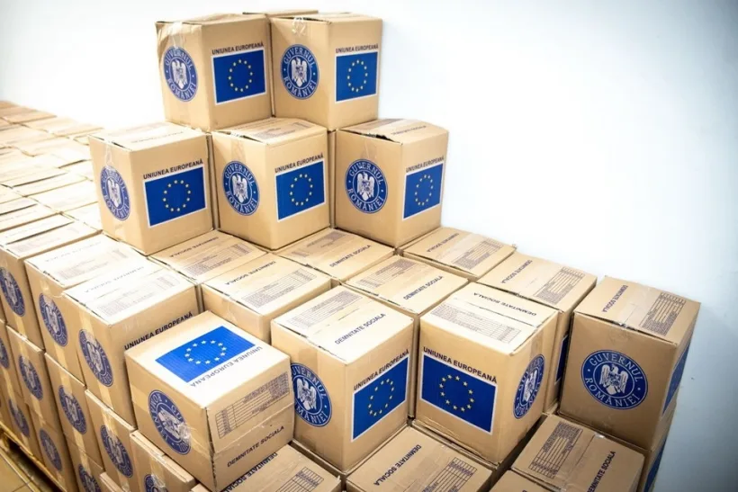 Din 19 aprilie se distribuie o nouă tranșă de produse alimentare din partea UE
