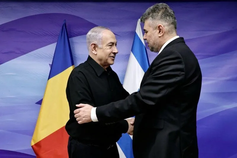 Întâlnire Marcel Ciolacu- Benjamin Netanyahu la Tel Aviv