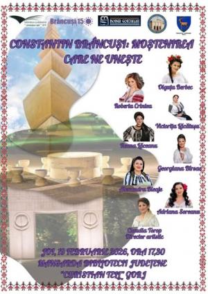 19 februarie 2026 – Deschiderea oficială a Anului Național Constantin Brâncuși în Gorj