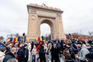 Primarul general al Capitalei a făcut apel la cetăţeni să nu abandoneze Europa și Democrației