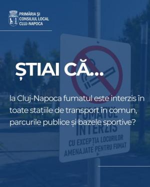 Fumatul interzis în public, la Cluj-Napoca