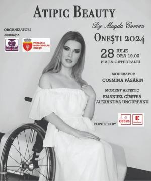 Gala "Atipic Beauty” Onești, cu și despre persoanele cu dizabilități