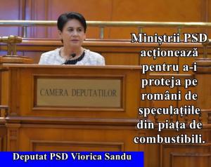Viorica Sandu, deputat PSD: Se vor introduce reguli mai stricte de comercializare pe piața de carburanți!