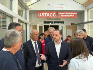 Ministrul Sănătății, impresionat după vizita la SJU Deva: „Nu pot reproșa absolut nimic”