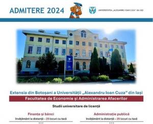 Universitate „Alexandru Ioan Cuza” din Iaşi se extinde în Botoșani