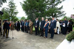 Ceremonie comemorativă în onoarea soldaților căzuți în Război și inmormântați la Lețcani