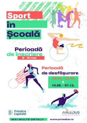 PMB finanțează sportul în școli și licee – mai multă mișcare pentru copiii din București