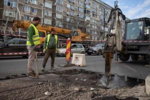 Șantierul pentru metroul din Otopeni a provocat restricții de trafic pe DN1-Calea Bucureștilor