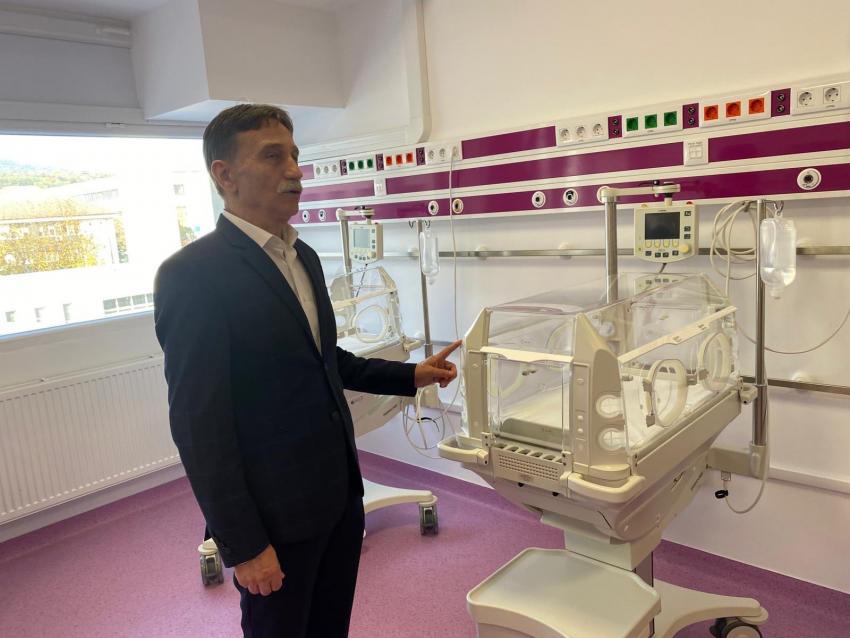 Ion Dumitrel: Am inaugurat Secția de Neonatologie a Spitalului Județean de Urgență Alba Iulia